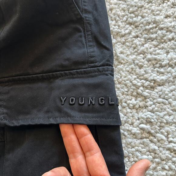Men's YoungLA 616 SuburbanTwillCargoPants, XL, NWT, Black - Picture 6 of 7